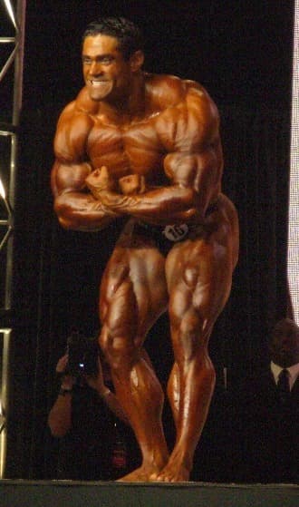 Gustavo Badell competing in Open division - Professional bodybuilding photo 1 of 1